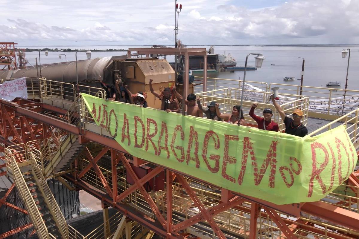 Terminal da Cargill em Santarém continua fechado após quase um mês de ocupação indígena