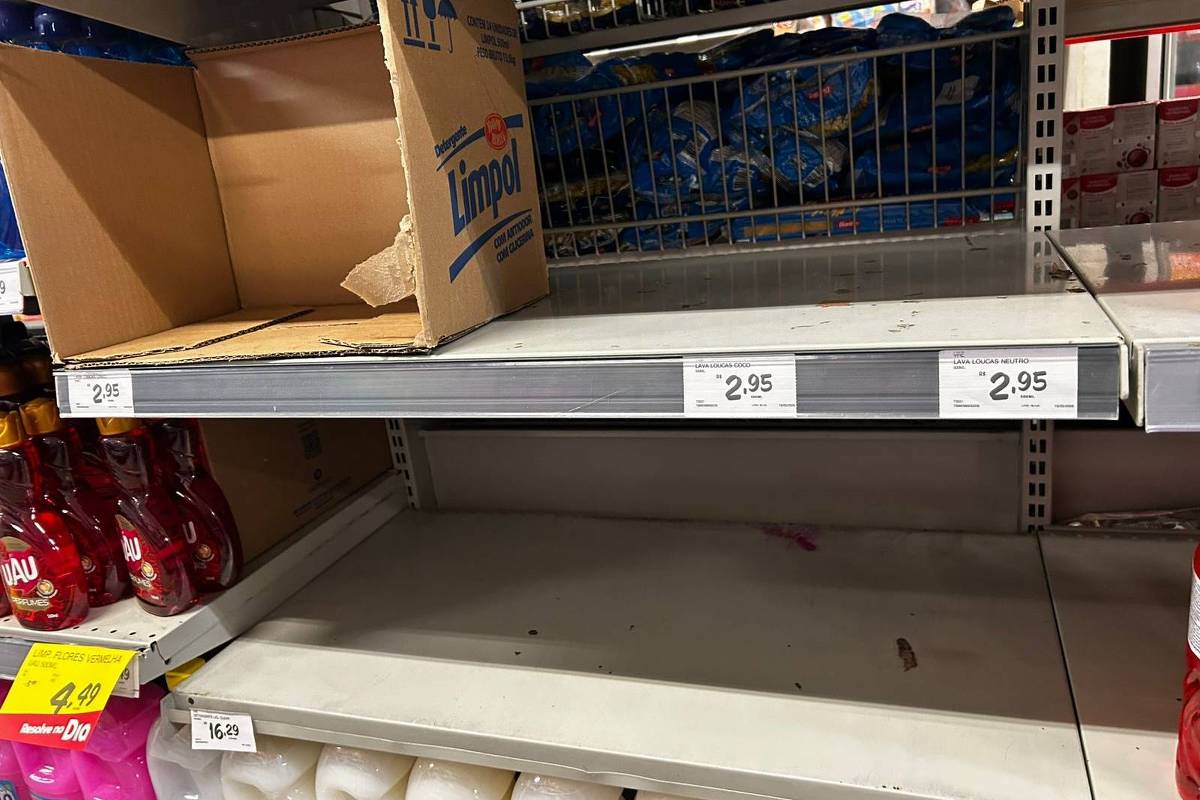 Falta de detergentes após recall da Ypê pressiona prateleiras e acende alerta sobre impactos no consumo