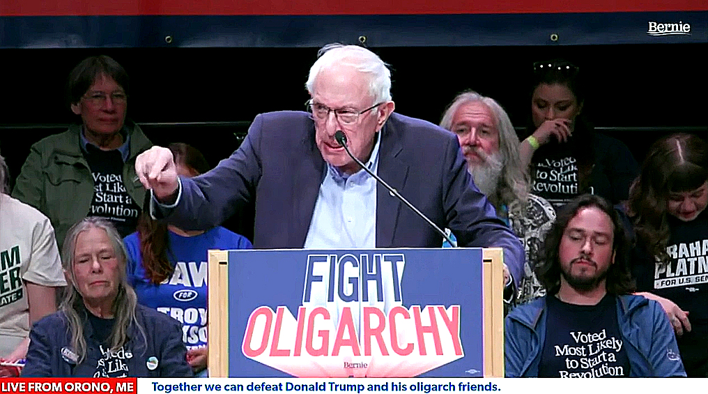Bernie Sanders alerta para revolução econômica impulsionada por IA e robótica nos EUA