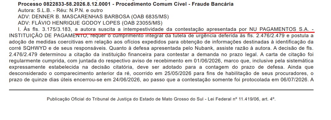 Justiça decreta revelia do Nubank e exige relatório de transações com criptomoedas 6 Justiça decreta revelia do Nubank e exige relatório de transações com criptomoedas - imagem 2