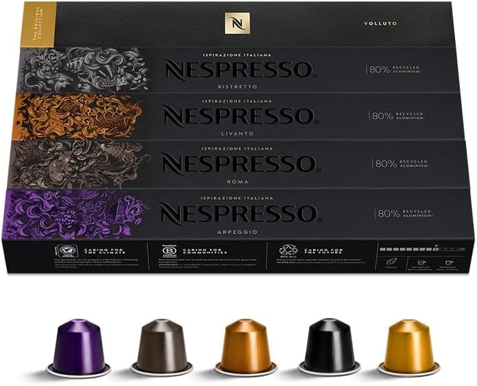 Capsulas de café nespresso 50 unidades
