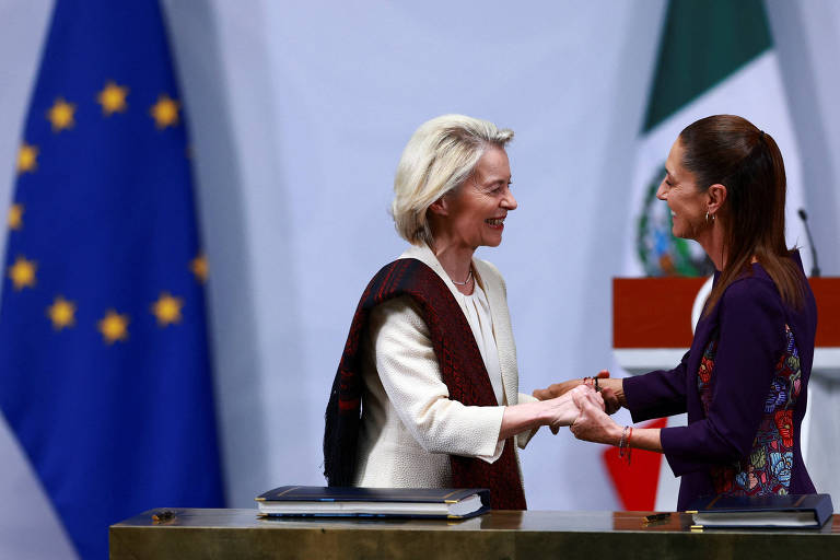 México fecha acordo com União Europeia e zera tarifas de alimentos e autopeças em plena onda protecionista dos EUA - Imagem do artigo original
