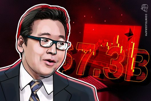 Tom Lee vê carteira de Ethereum da BitMine acumular US$ 7,35 bi em perdas não realizadas - Imagem do artigo original