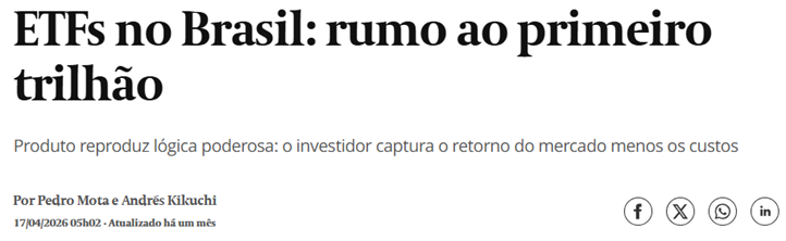 Nova carteira “Pé-de-meia” aposta em ETFs para facilitar o investimento de longo prazo