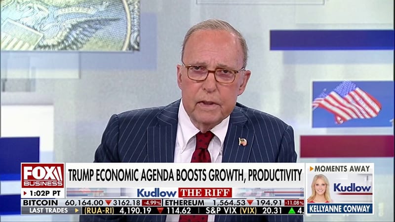 EUA geram 172 mil empregos em maio e lucros corporativos avançam, diz Larry Kudlow - Imagem do artigo original