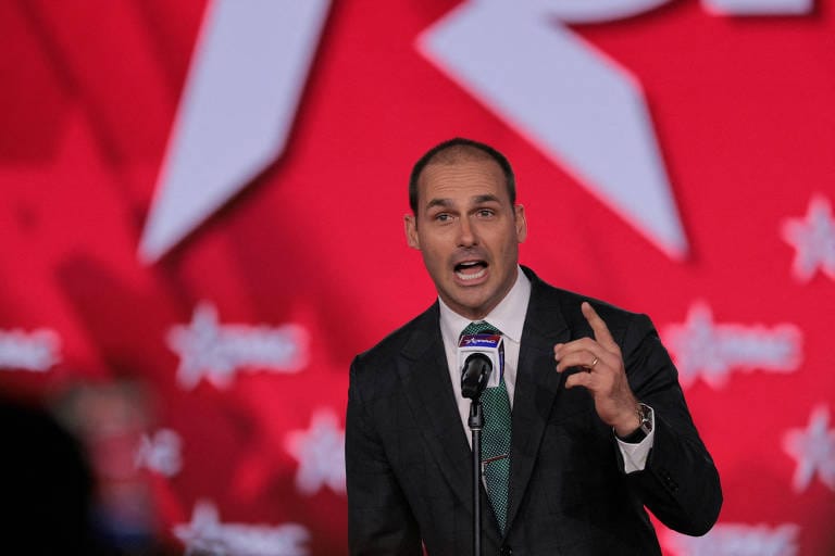 Declaração de Eduardo Bolsonaro reacende debate sobre Pix e pressão dos EUA - Imagem do artigo original