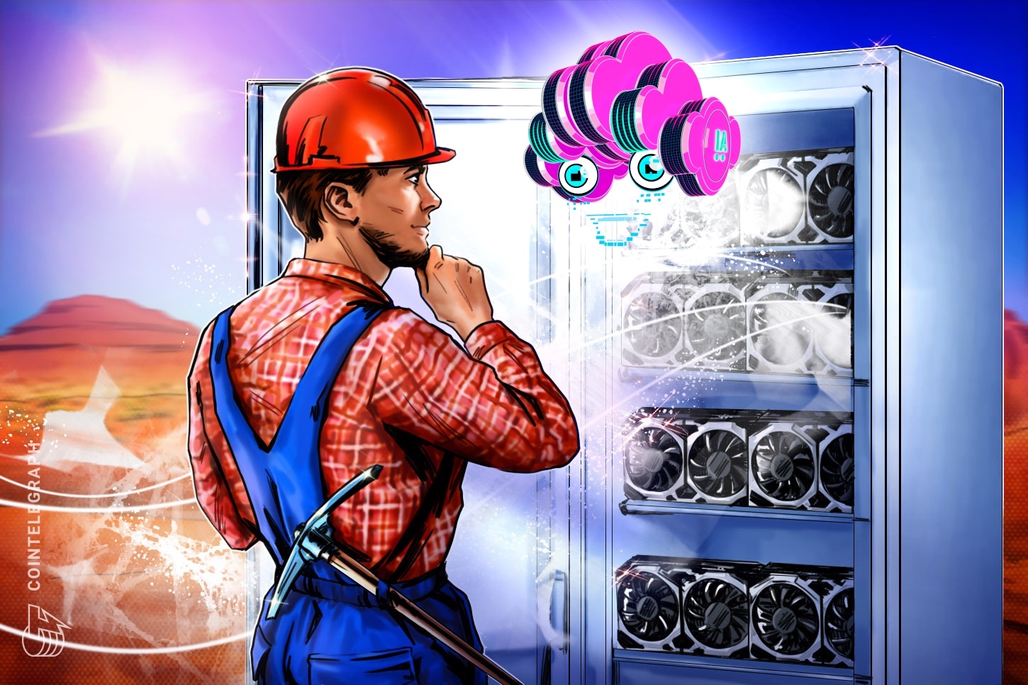 Venda de ações por executivos põe em xeque virada de mineradoras de Bitcoin para infraestrutura de IA - Imagem do artigo original
