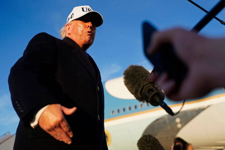 Trump afirma que vários países devem enviar navios de guerra para manter o estreito de Hormuz aberto - Imagem do artigo original