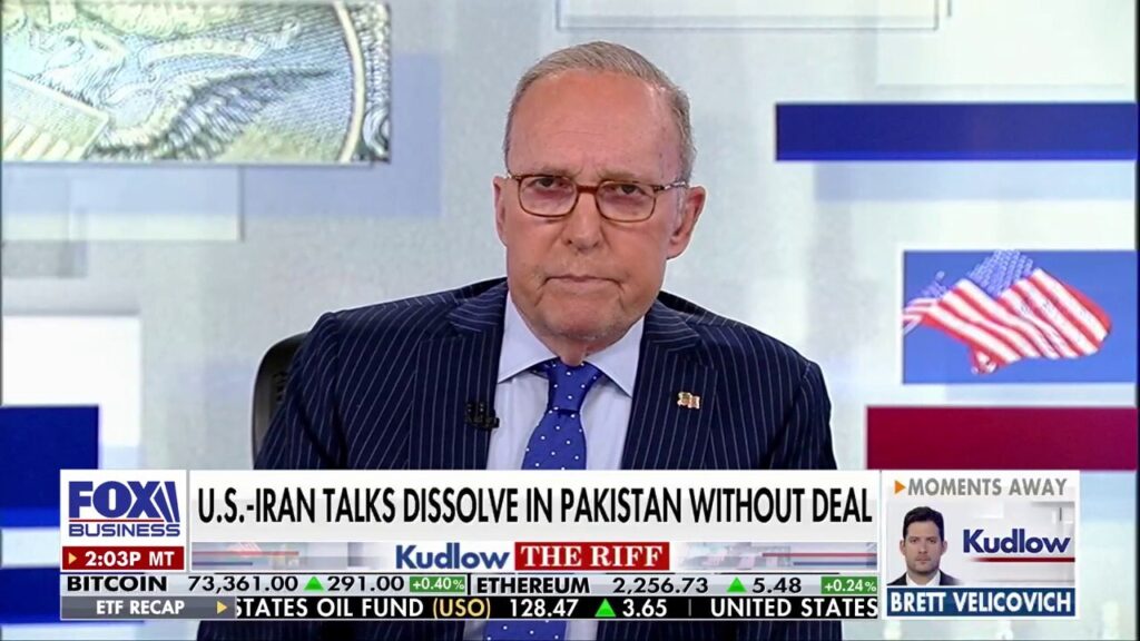 [Dificuldades e desafios] Bloqueio naval dos EUA no Estreito de Ormuz busca asfixiar finanças do Irã, afirma Larry Kudlow
