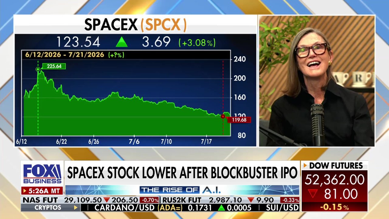 Cathie Wood defende investimento na SpaceX e diz que empresa pode ser a mais importante da história - Imagem do artigo original