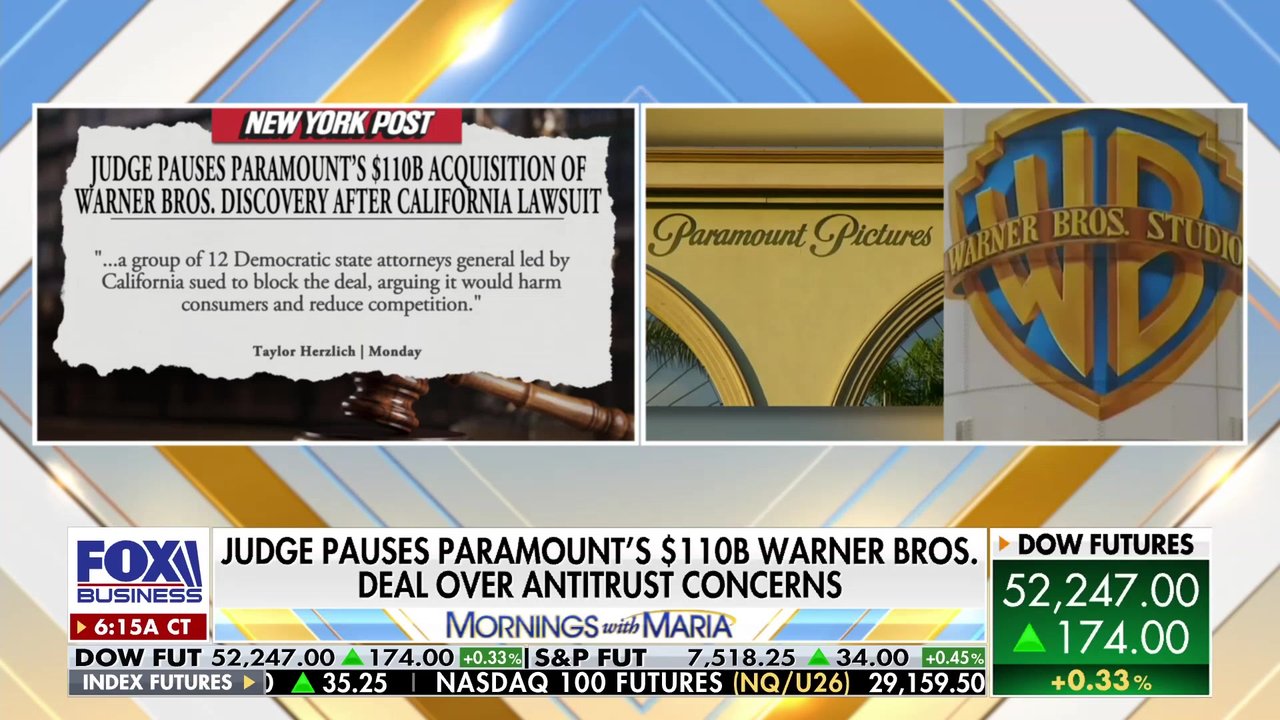Paramount adia fusão bilionária com Warner Bros. Discovery para 2027 após ação antitruste nos EUA - Imagem do artigo original