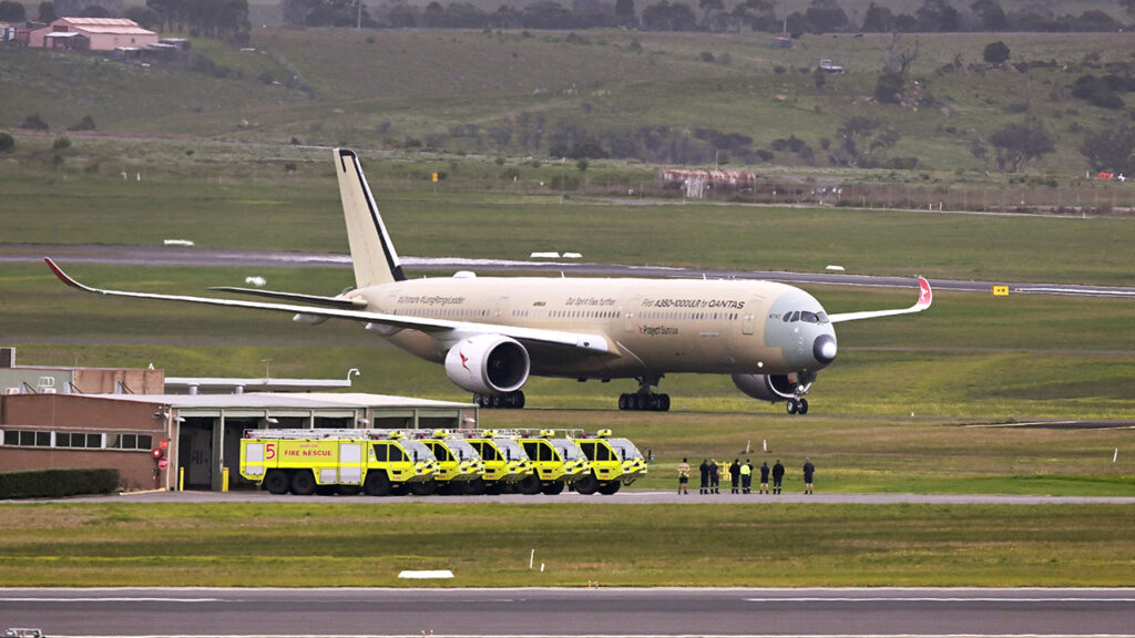 [Dificuldades e desafios] Airbus conclui voo de 24 horas e aproxima Qantas da rota Sydney-Londres sem escalas